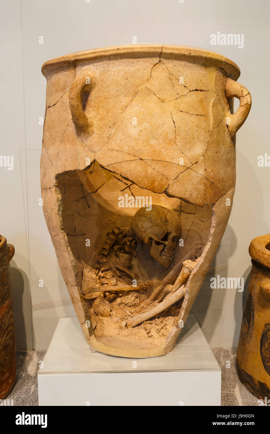 Musée Archéologique d'Héraklion, Grèce. Banque D'Images