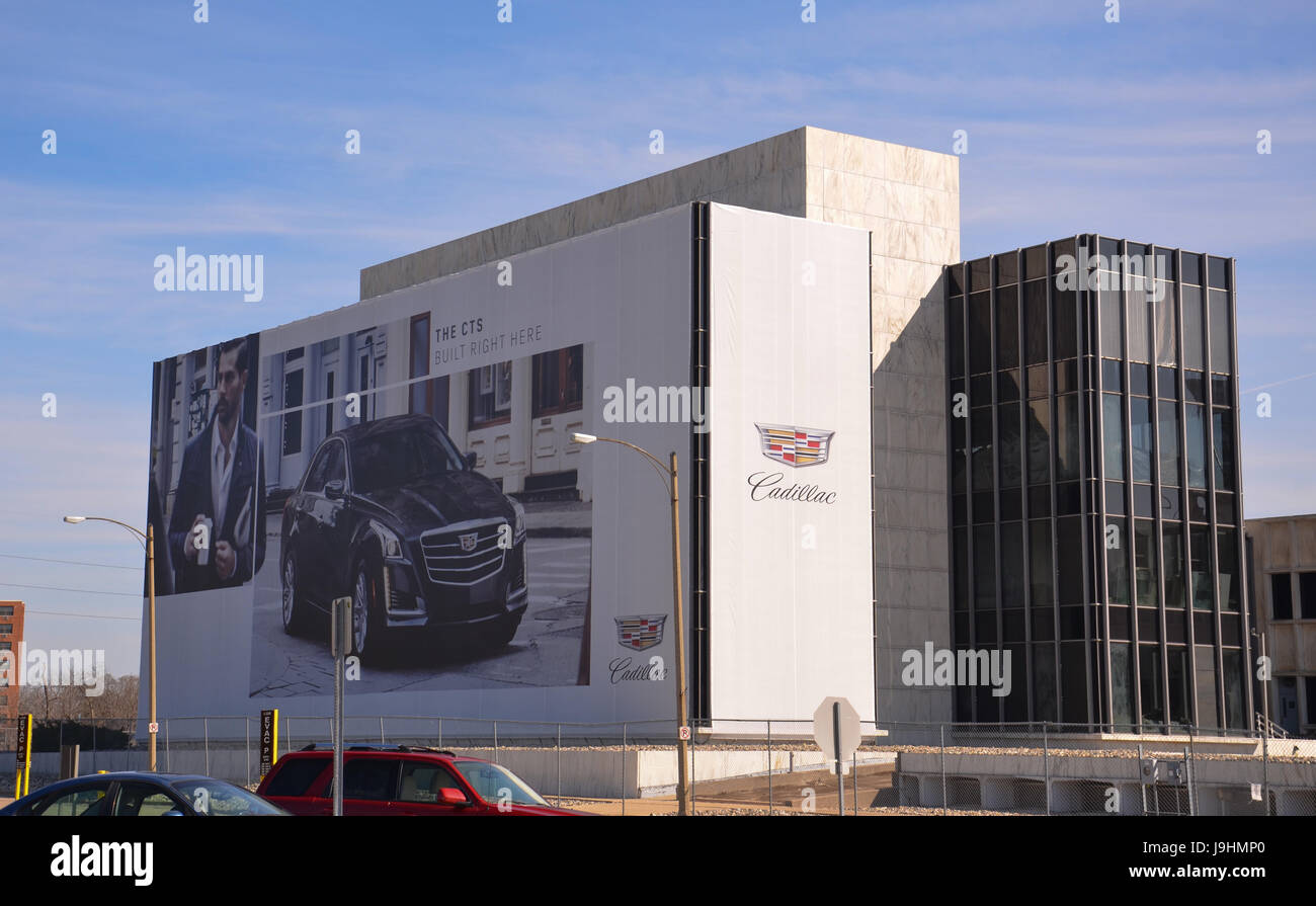 LANSING, MI - MARS 26 : GM'S Lansing Grand River, usine de montage illustré ici le 26 mars 2016, maisons la Camaro, Cadillac CTS Cadillac ATS et vehic Banque D'Images