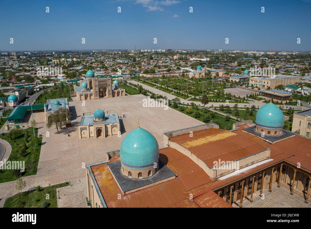 La ville de Tachkent, Ouzbékistan, Hazrat Imam, Moyie complexe Mubarak Library and Museum, Banque D'Images