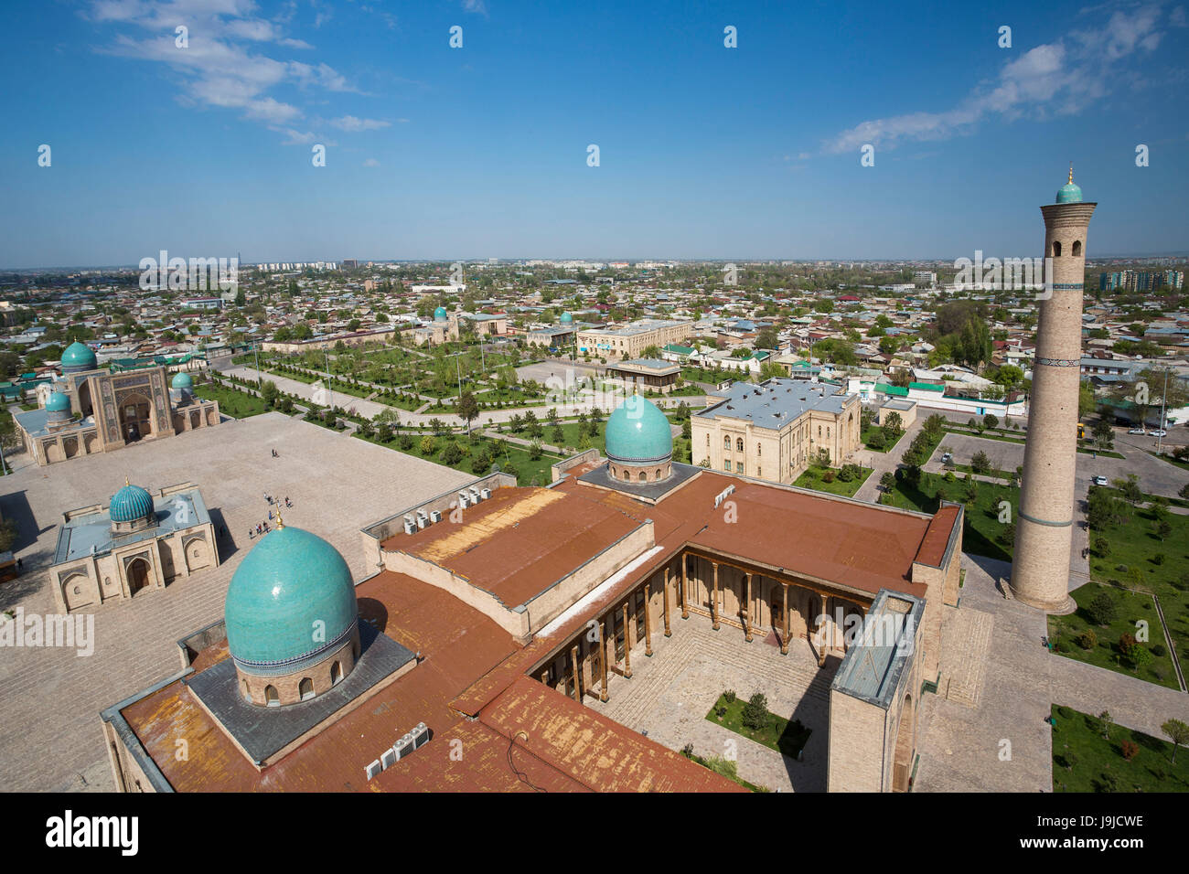 La ville de Tachkent, Ouzbékistan, Hazrat Imam, Moyie complexe Mubarak Library and Museum, Banque D'Images