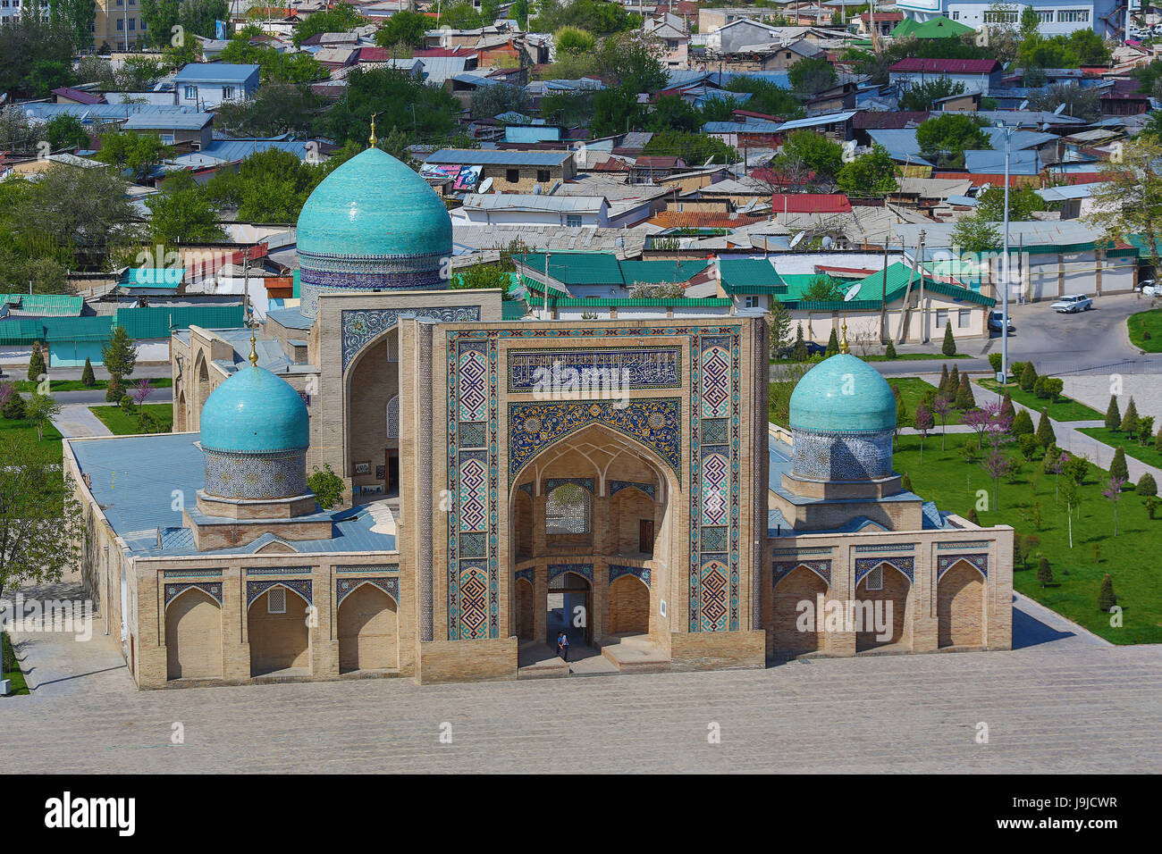 La ville de Tachkent, Ouzbékistan, Hazrat Imam, Moyie complexe Mubarak Library and Museum, Banque D'Images