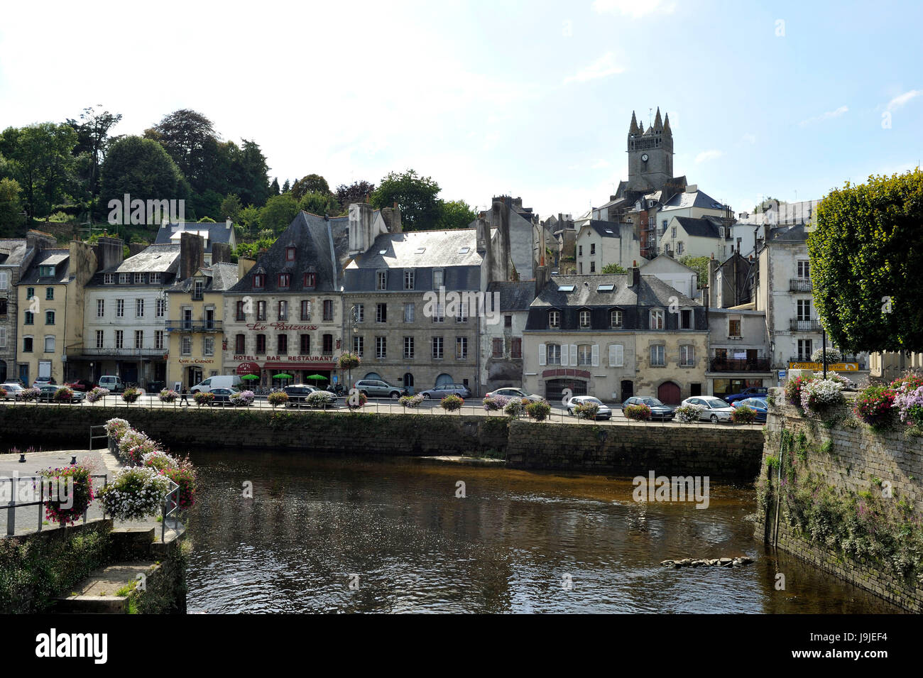 La France, Finistère, Quimperlé, Elle river Banque D'Images