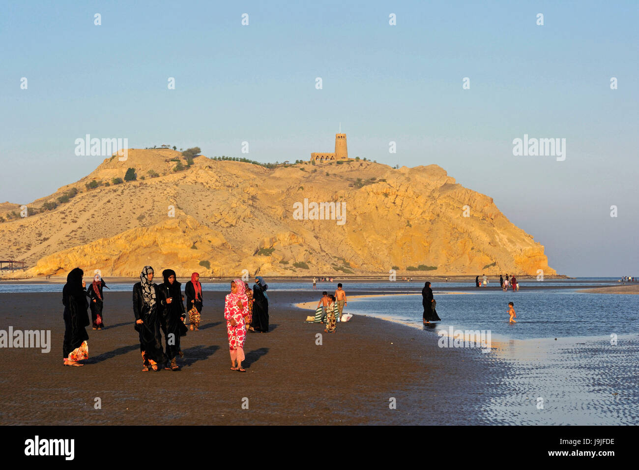 Oman, Al-Batinah, Sawadi Beach Banque D'Images