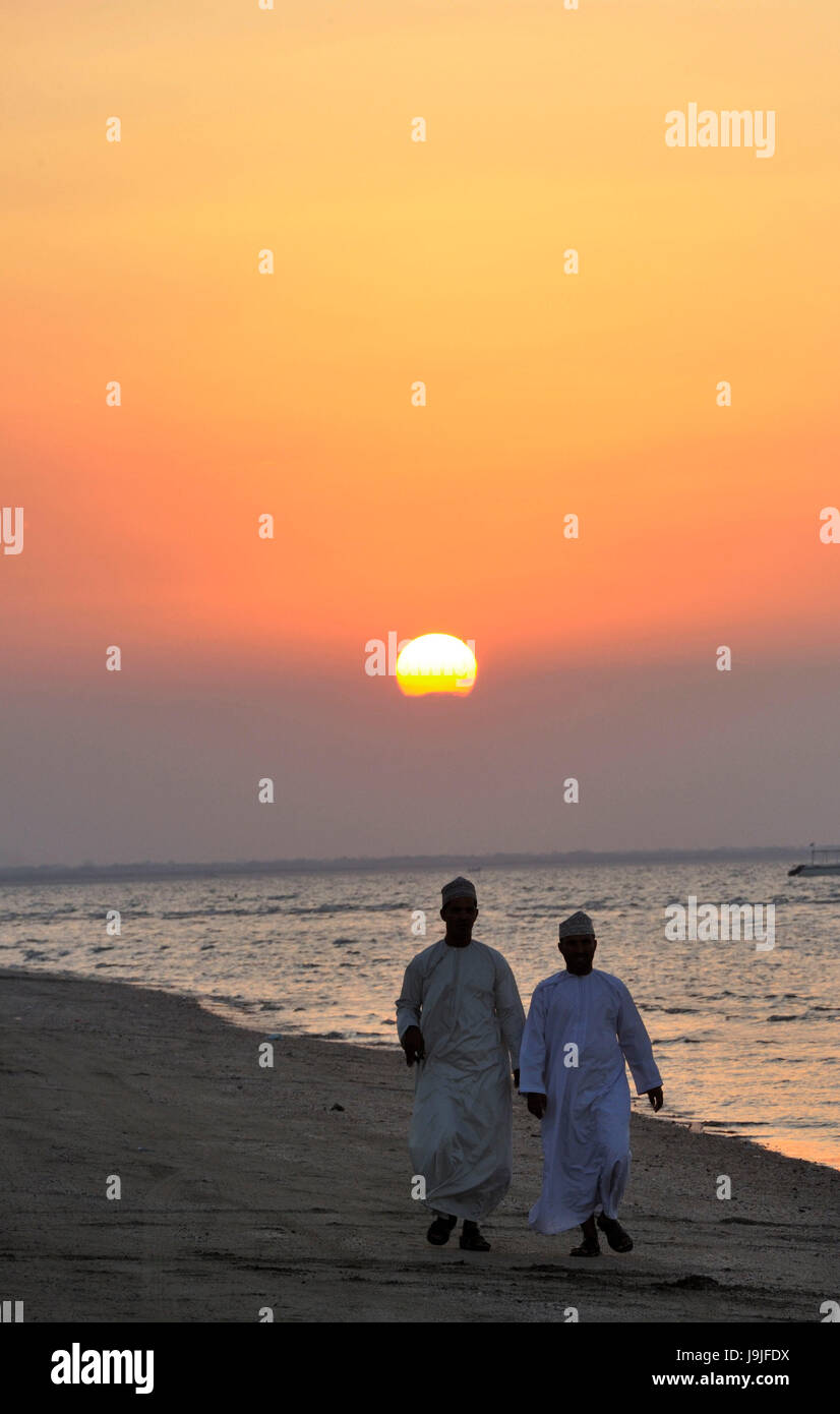 Oman, Al-Batinah, Sawadi Beach Banque D'Images