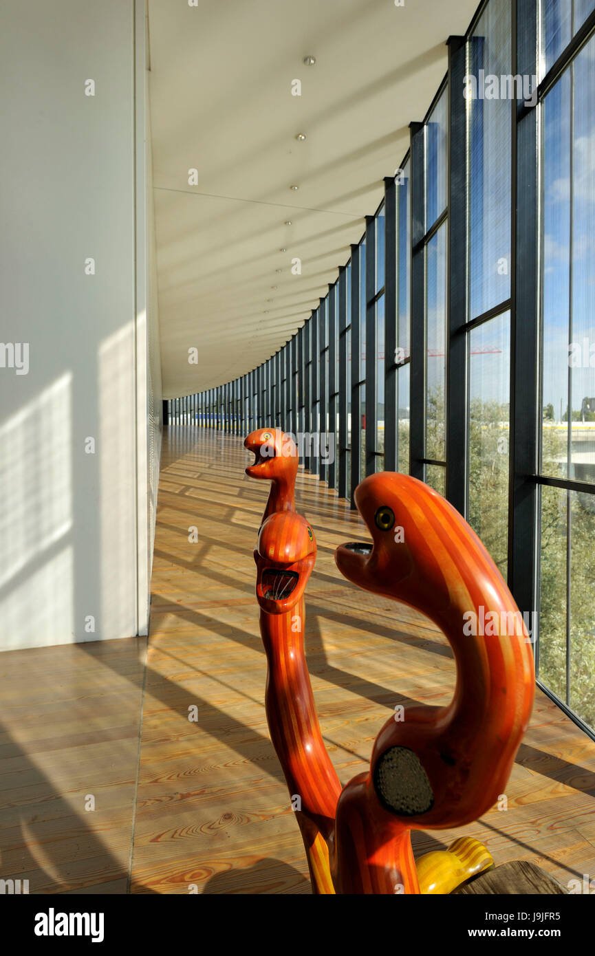 La suisse, Bâle, Musée Tinguely par l'architecte Mario Botta Banque D'Images
