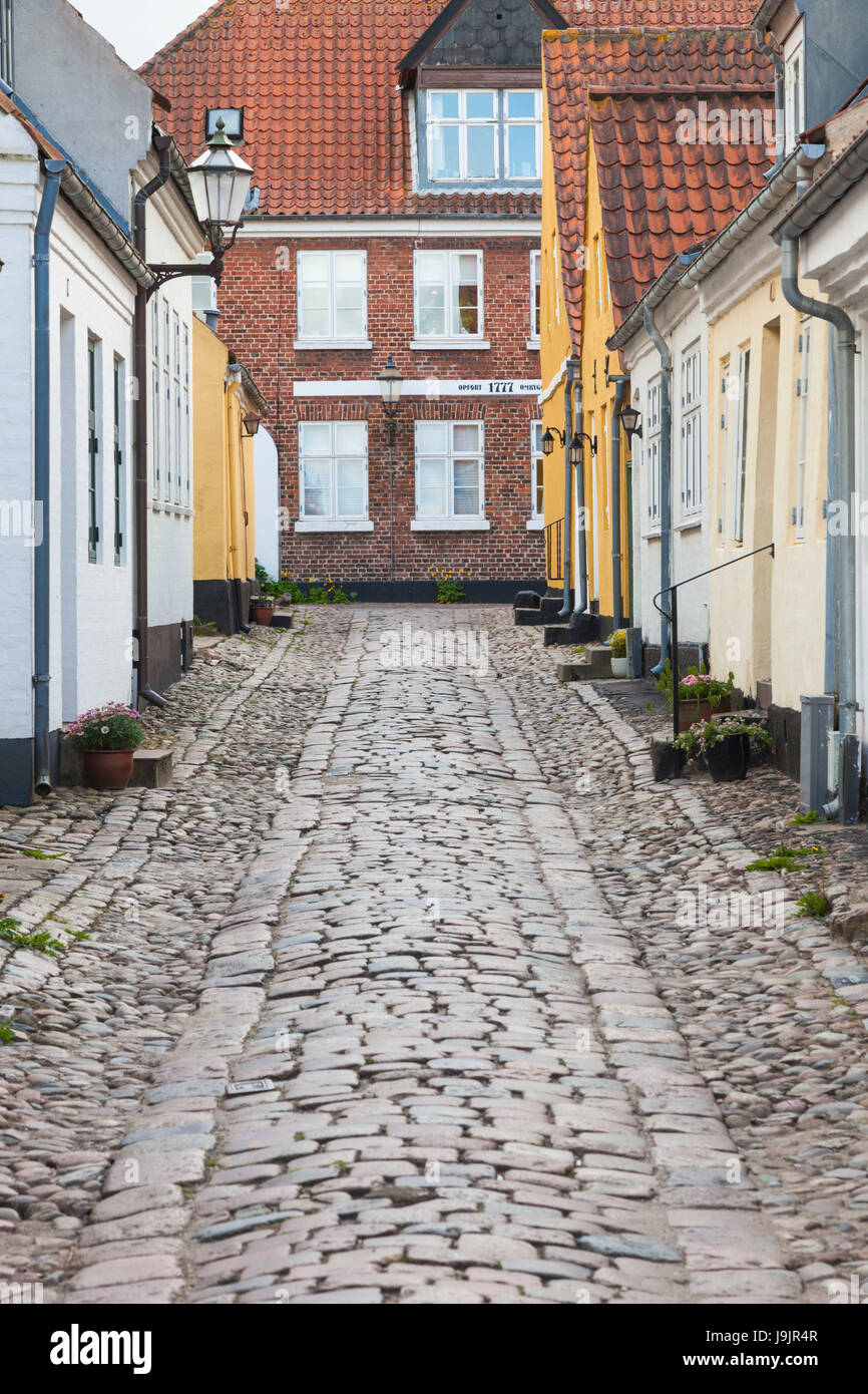 Le Danemark, le Jutland, Ribe, détail de construction Banque D'Images