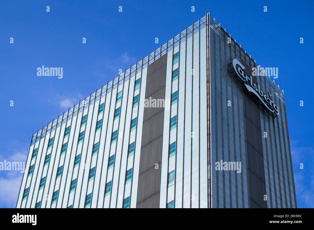 Le Danemark, la Nouvelle-Zélande, Copenhague, Vesterbro, moderne brasserie Carlsberg Banque D'Images