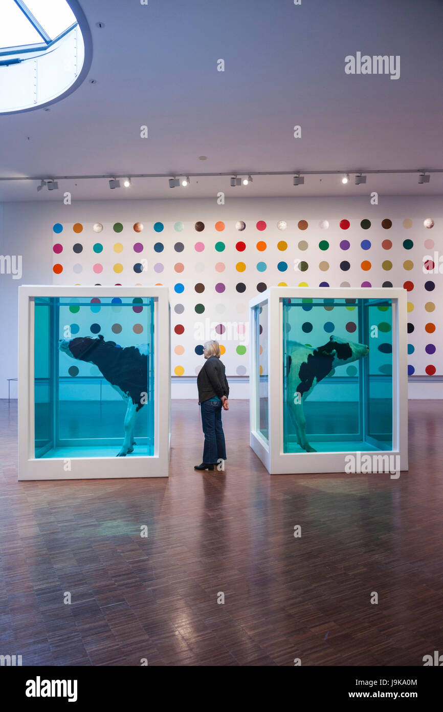 Le Danemark, la Nouvelle-Zélande, l'Oukaïmeden, Arkem Musée d'Art Moderne, le paradoxe de l'amour, par l'artiste Damien Hirst, 2007 Banque D'Images