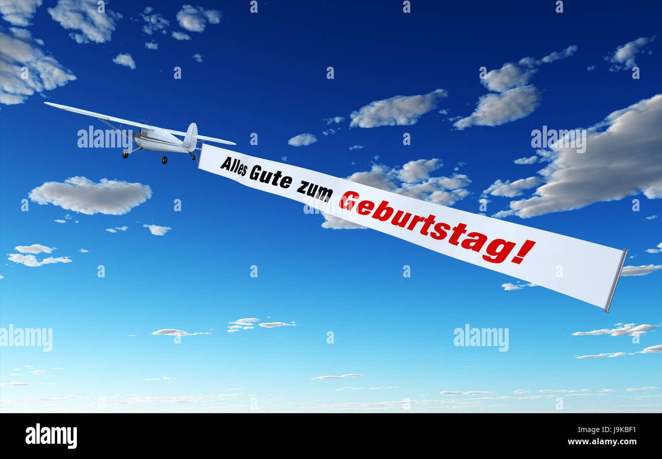 Avion Avec Banner Bon Anniversaire Tous Photo Stock Alamy Avion Avec Banner Bon Anniversaire Tous Photo Stock Alamy