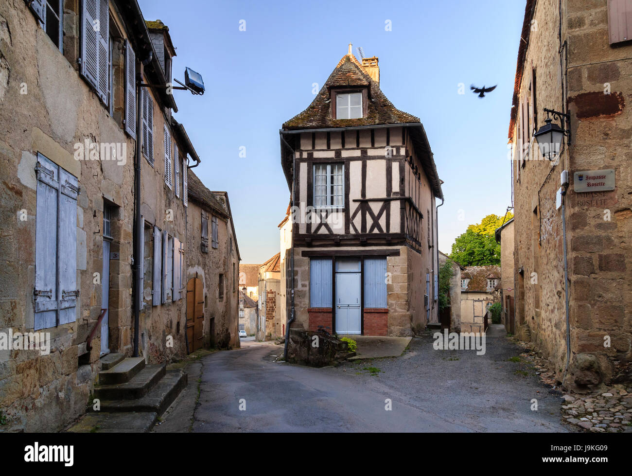 France, Indre, Saint Benoit du Sault, étiqueté Les Plus Beaux Villages