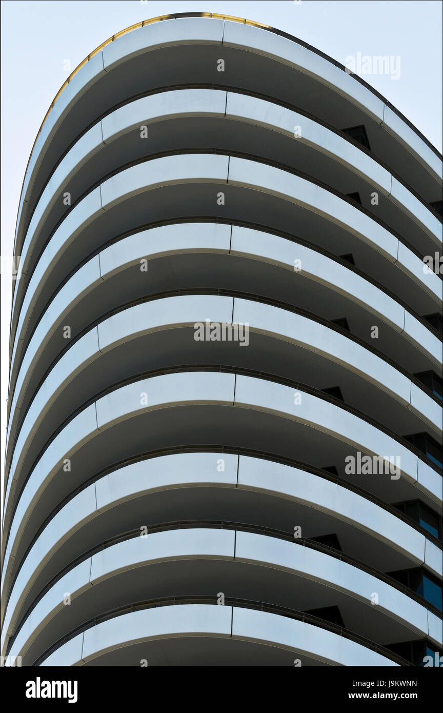 La répétition de formes, Melbourne, Australie Banque D'Images