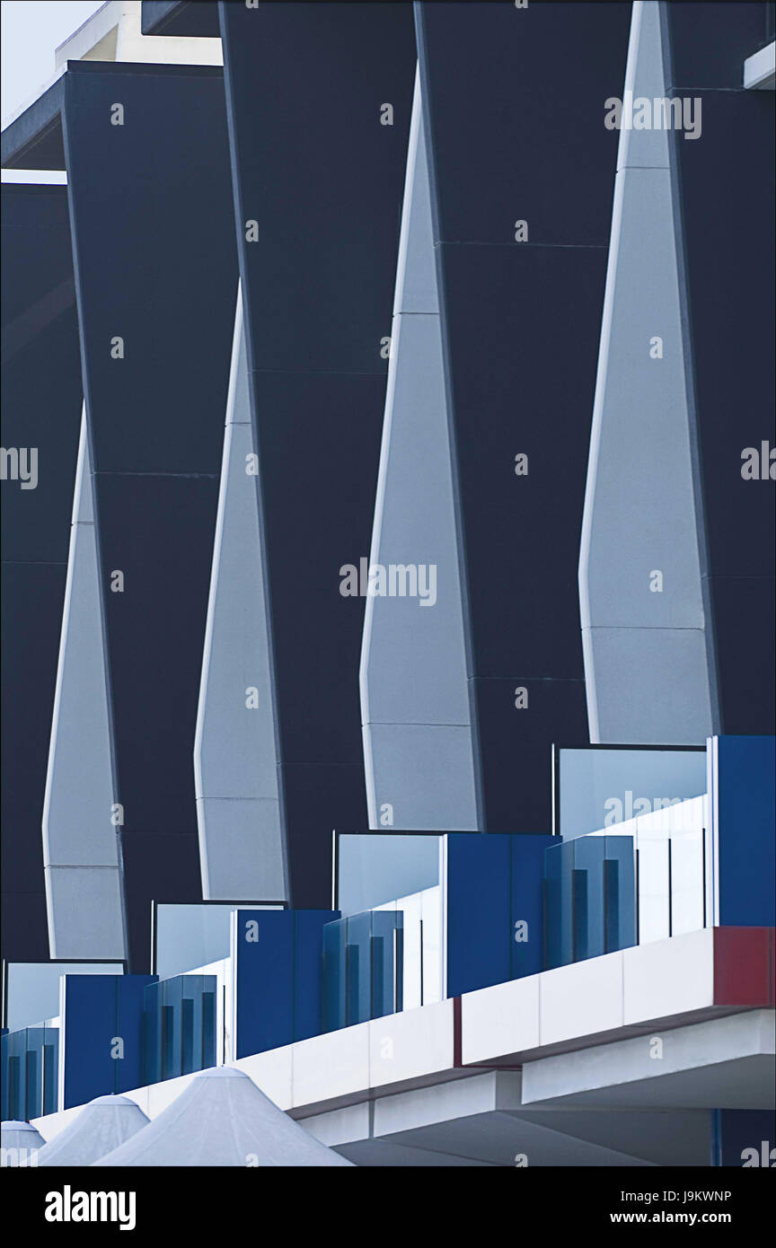 La répétition de formes permet de passer de l'objet, Melbourne, Australie Banque D'Images