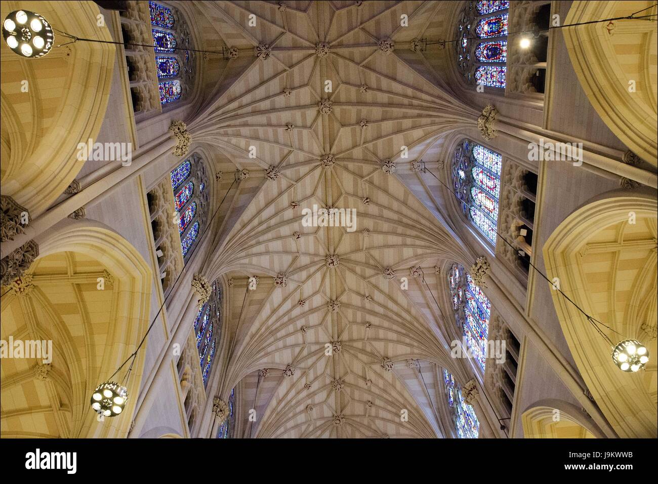 La cathédrale St Patrick, New York, USA Banque D'Images