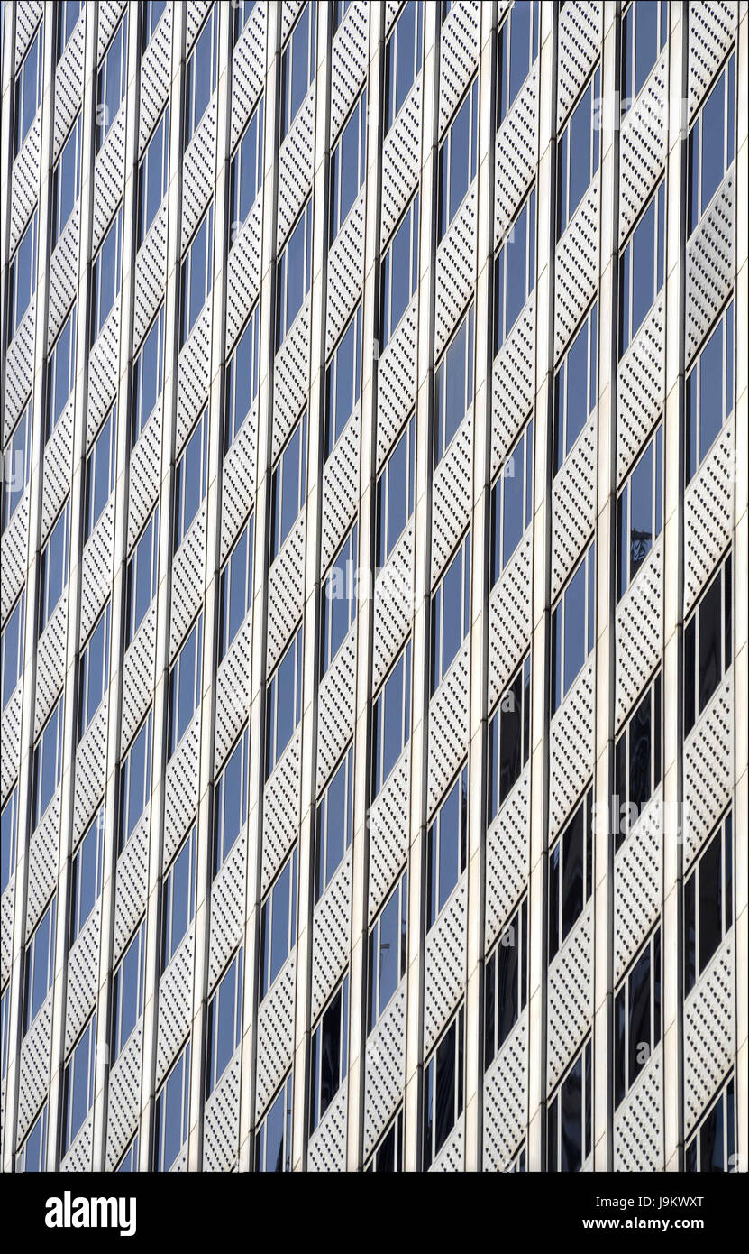 La façade de l'immeuble, Manhattan, New York, USA Banque D'Images