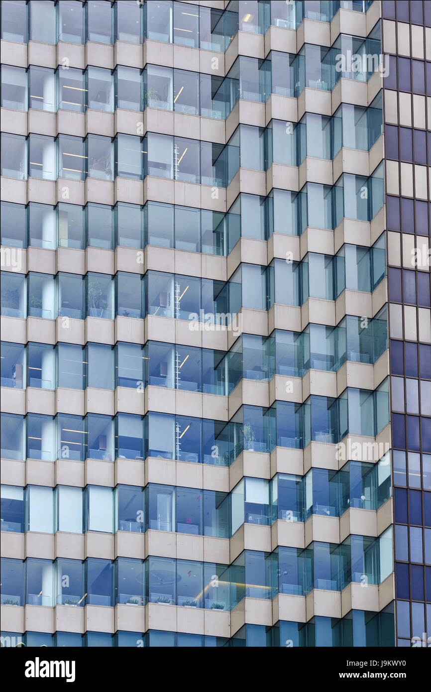 La façade de l'immeuble, Manhattan, New York, USA Banque D'Images