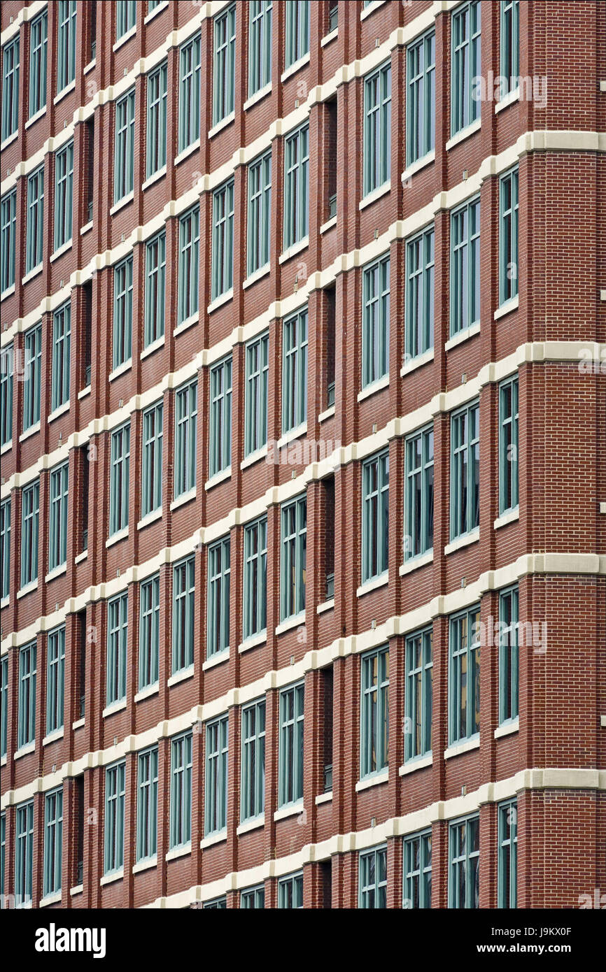 La façade de l'immeuble, Manhattan, New York, USA Banque D'Images
