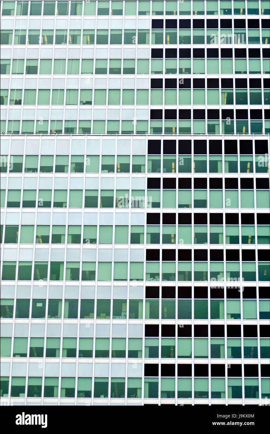 La façade de l'immeuble, Manhattan, New York, USA Banque D'Images