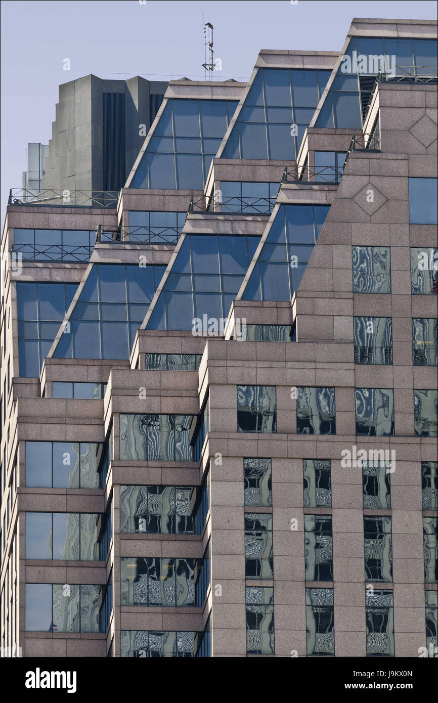 La façade de l'immeuble, Manhattan, New York, USA Banque D'Images