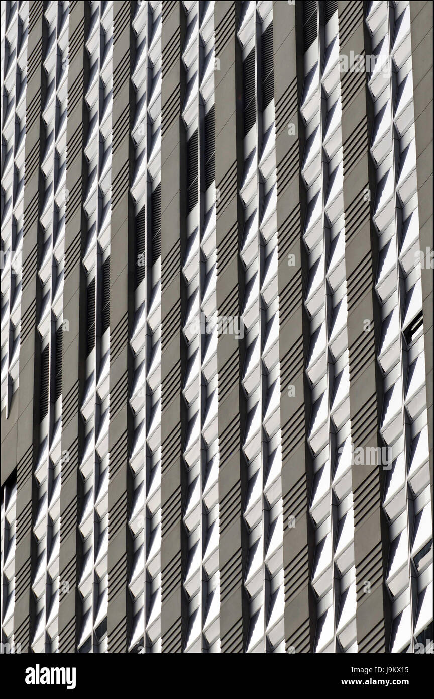 La façade de l'immeuble, Manhattan, New York, USA Banque D'Images