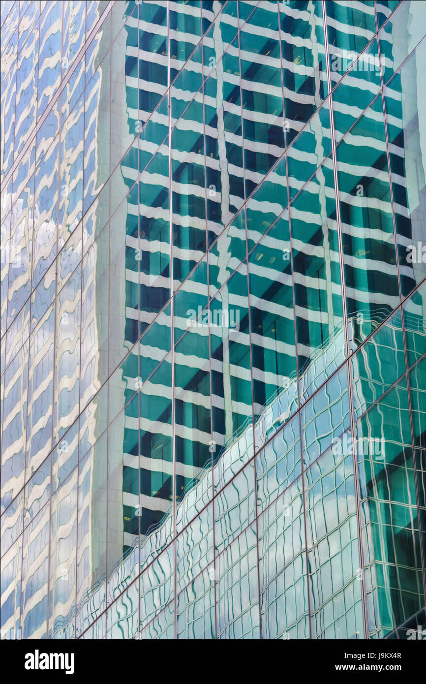 Des capacités de réflexion, Manhattan, New York, USA Banque D'Images