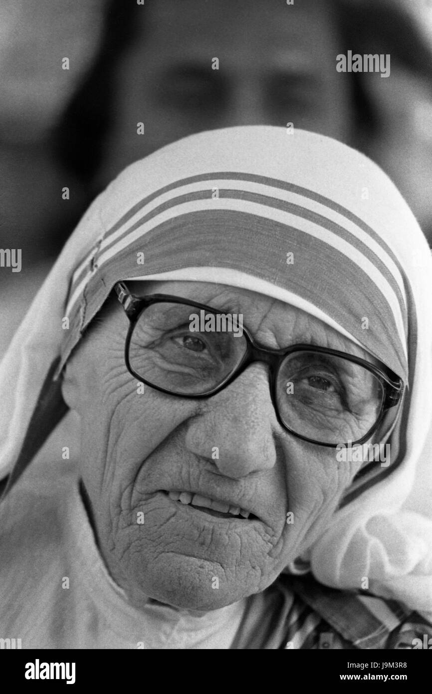 Religieuse catholique indienne, Mère Teresa, l'Inde, Asie, NOMR Banque D'Images