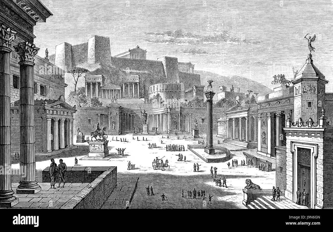 Le marché de Sparte, Grèce antique Photo Stock Alamy