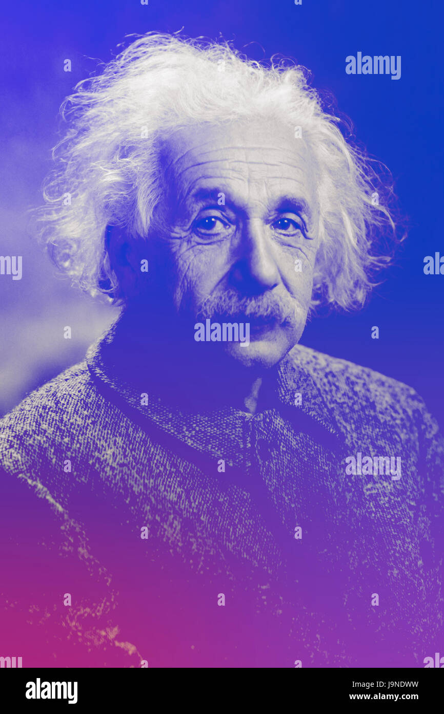 Albert Einstein. Banque D'Images