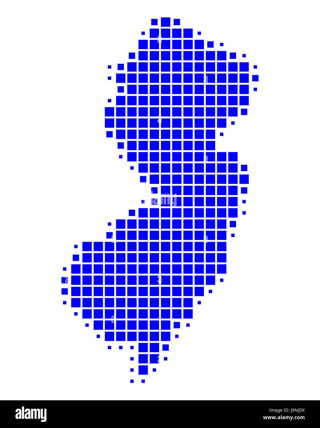 Plan de new jersey Banque D'Images