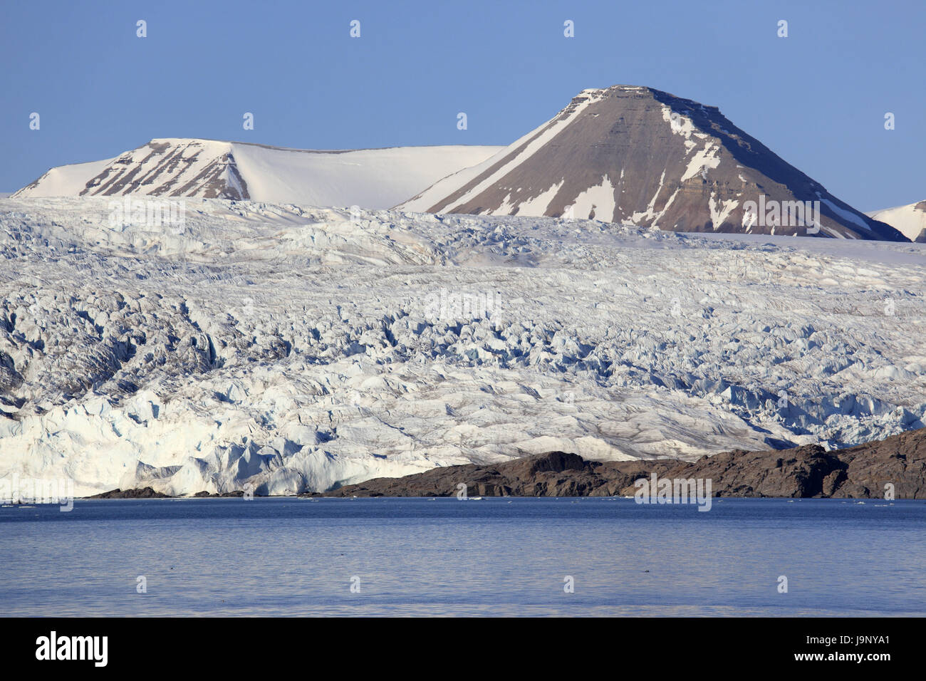 La Norvège,France,Spitsbergen,Isfjord,glacier Nordenskiold, Banque D'Images