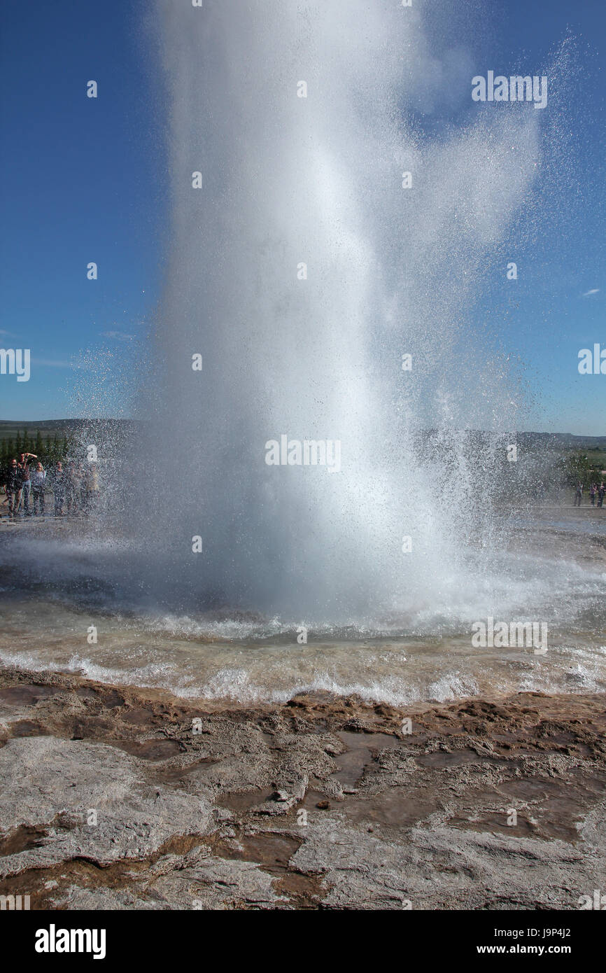 Islande - geyser (no. 3703RD) Banque D'Images