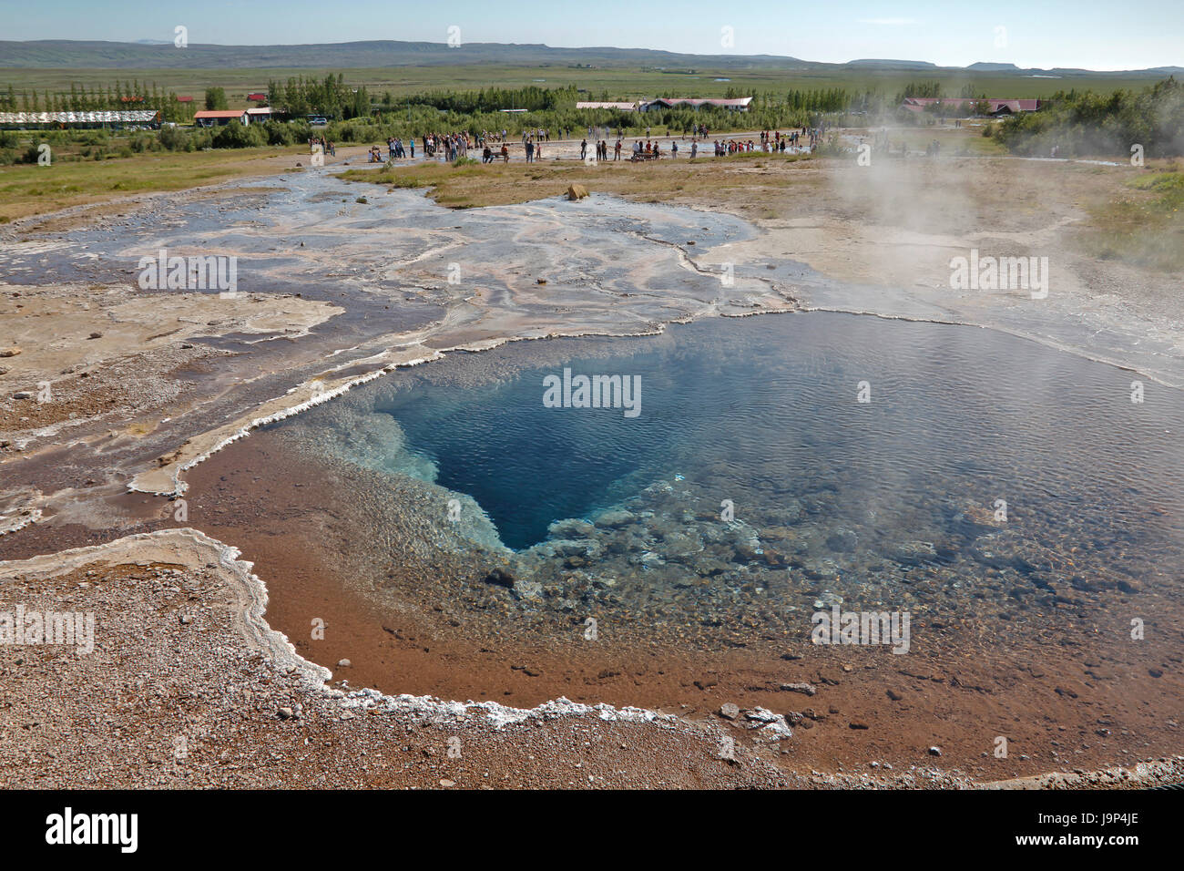 Islande - geyser (no. 3659e) Banque D'Images