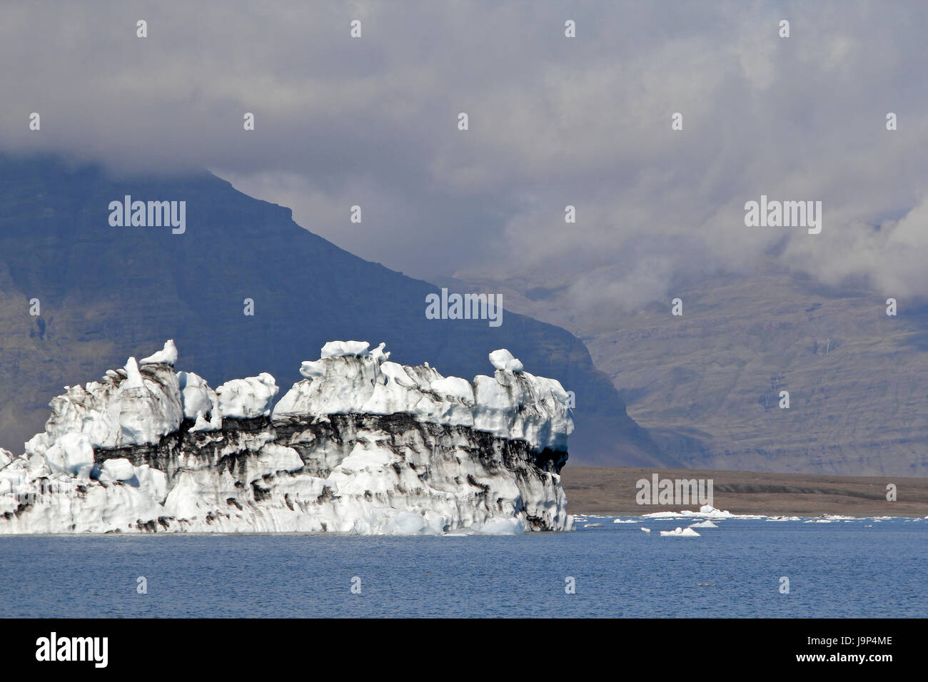 L'arctique, l'islande, glacier, iceberg, l'eau douce, le lac, la navigation intérieure, l'eau, Banque D'Images