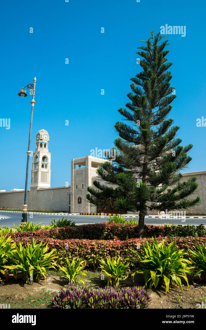 Le Sultan Qaboos bin Said palace à Salalah, Oman, Gouvernorat de Dhofar Banque D'Images