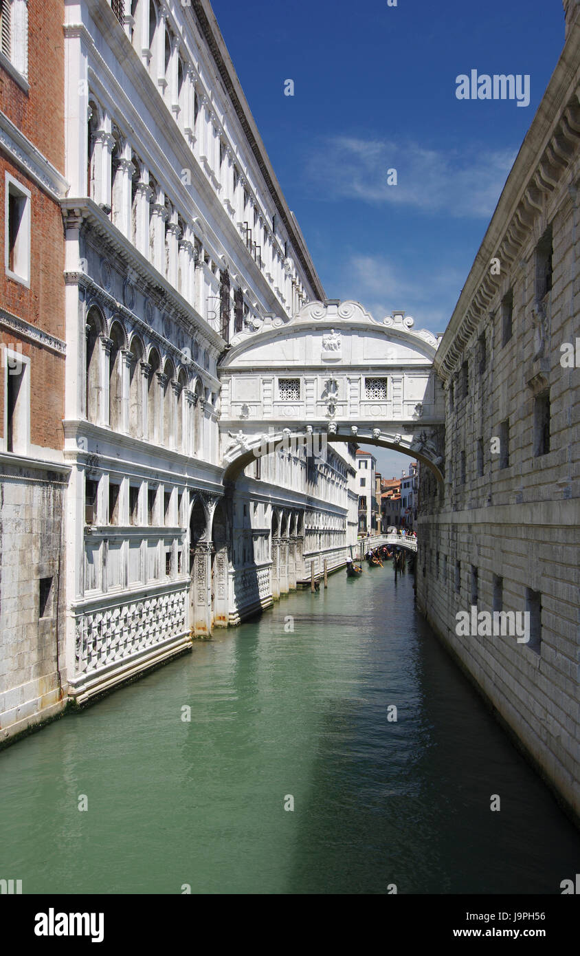 Venise - Pont des Soupirs Banque D'Images