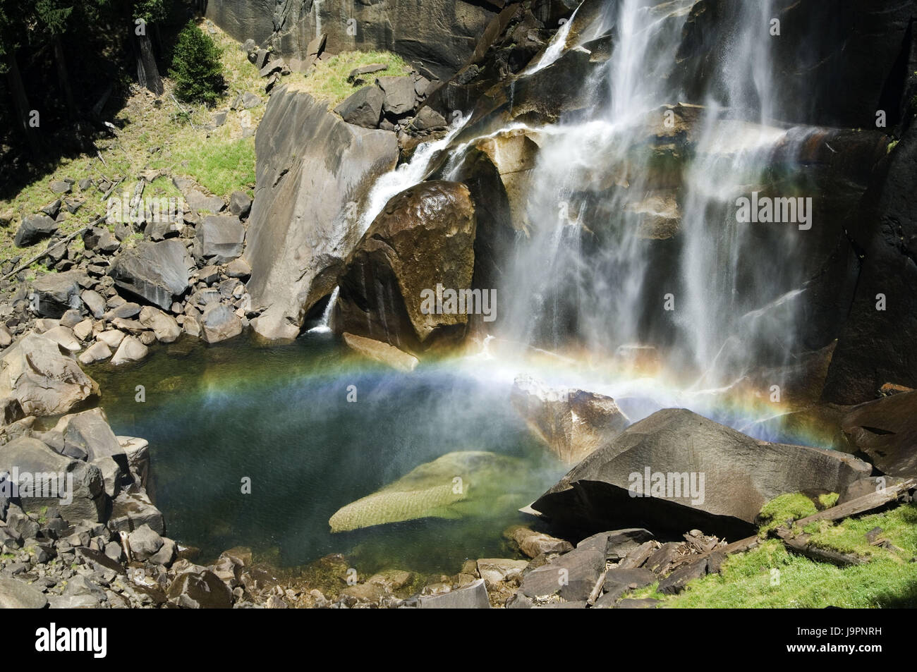 Les USA,California,Yosemite National Park,'Chutes Vernal', Banque D'Images