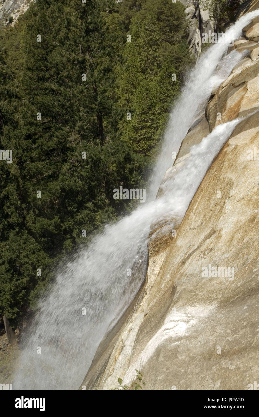 Les USA,California,Yosemite National Park,'Chutes Vernal', Banque D'Images