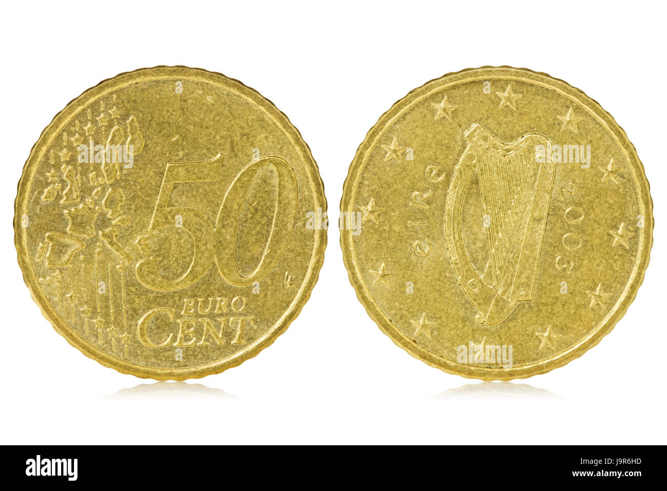 Monnaie, euro, monnaie, finances, 100, argent, objets, macro, close-up, macro Banque D'Images