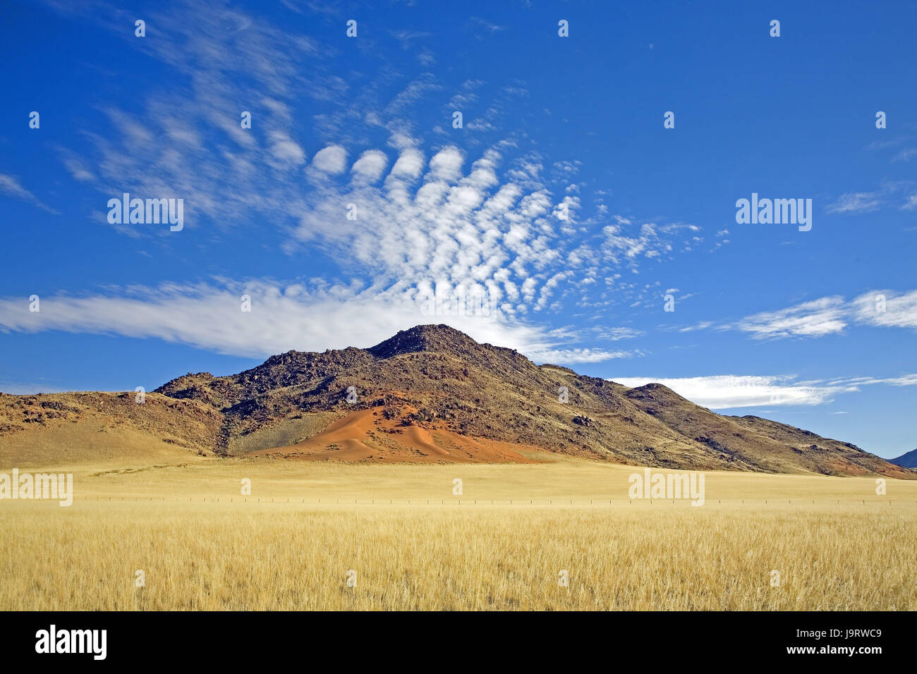 Le Sud-Ouest africain, la Namibie,région Karas,sud,Namib Namib Naukluft park,montagne,bile Sandanwehung,niveau d'herbe,sèchement, Banque D'Images