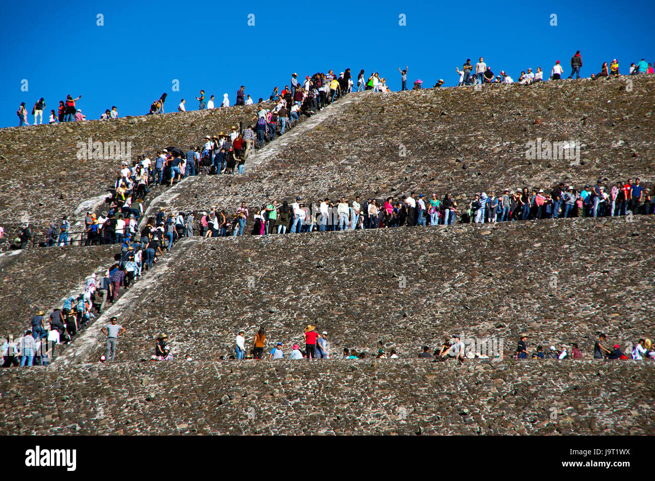 Teotihuacan, site du patrimoine mondial de l'UNESCO, au Mexique Banque D'Images