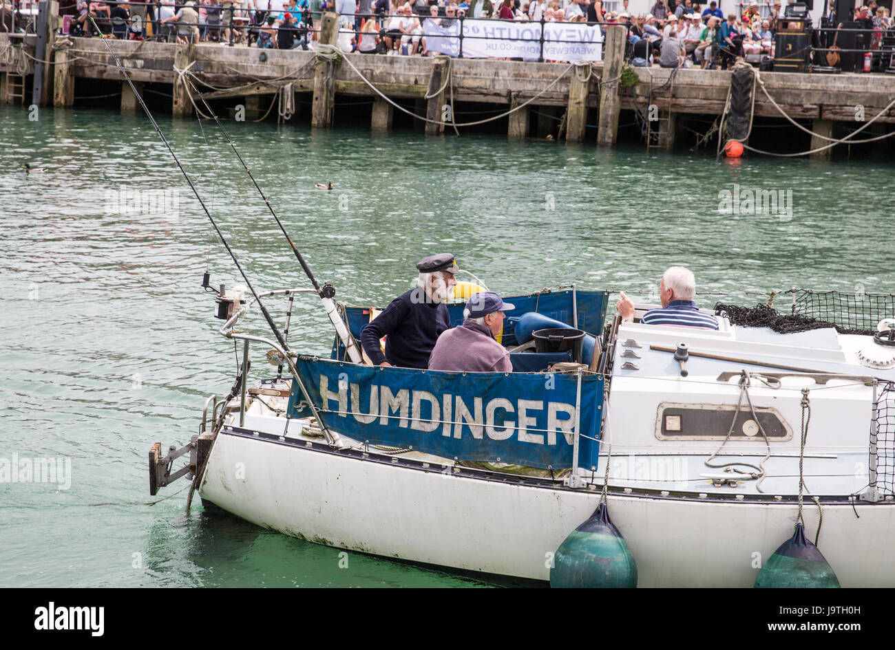 Weymouth, Royaume-Uni. 3 juin, 2017. Wessex Folk Festival, port de Weymouth. Crédit : Charlie Raven/Alamy Live News Banque D'Images