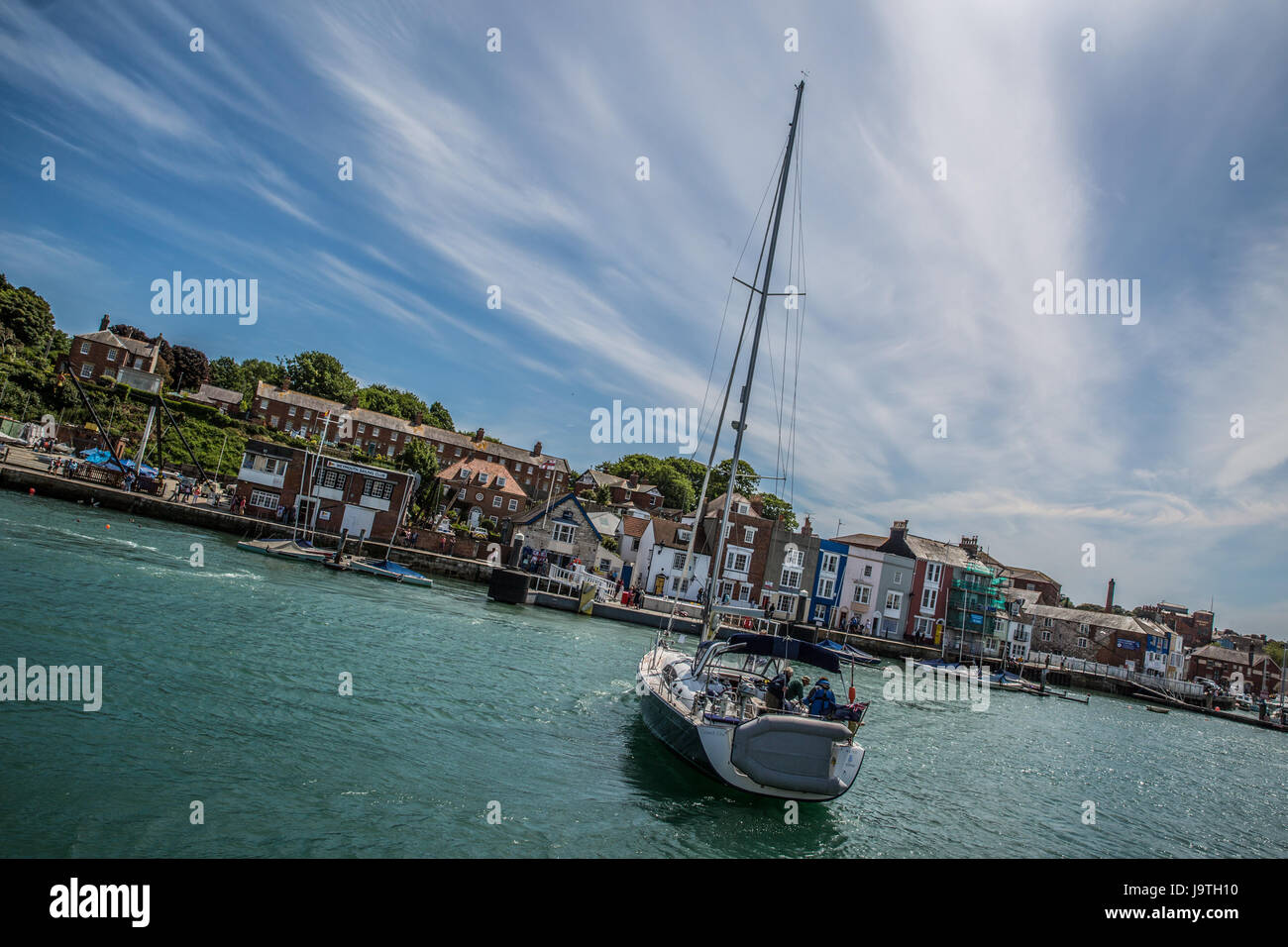 Weymouth, Royaume-Uni. 3 juin, 2017. Wessex Folk Festival, port de Weymouth. Crédit : Charlie Raven/Alamy Live News Banque D'Images