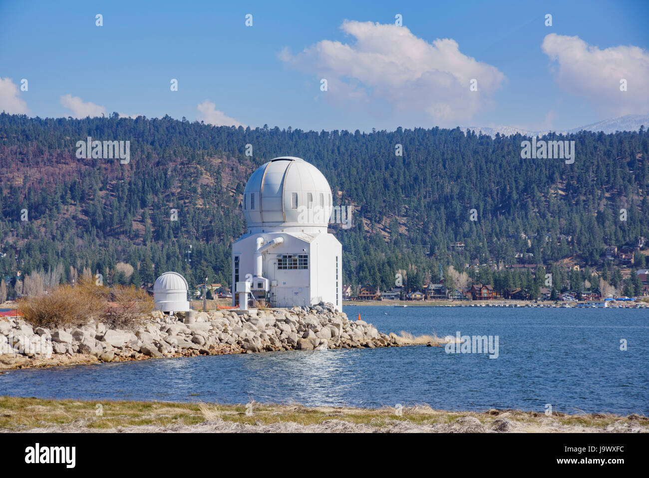 Big Bear Solar Observatory de la belle Big Bear Lake, comté de Los Angeles, Californie Banque D'Images