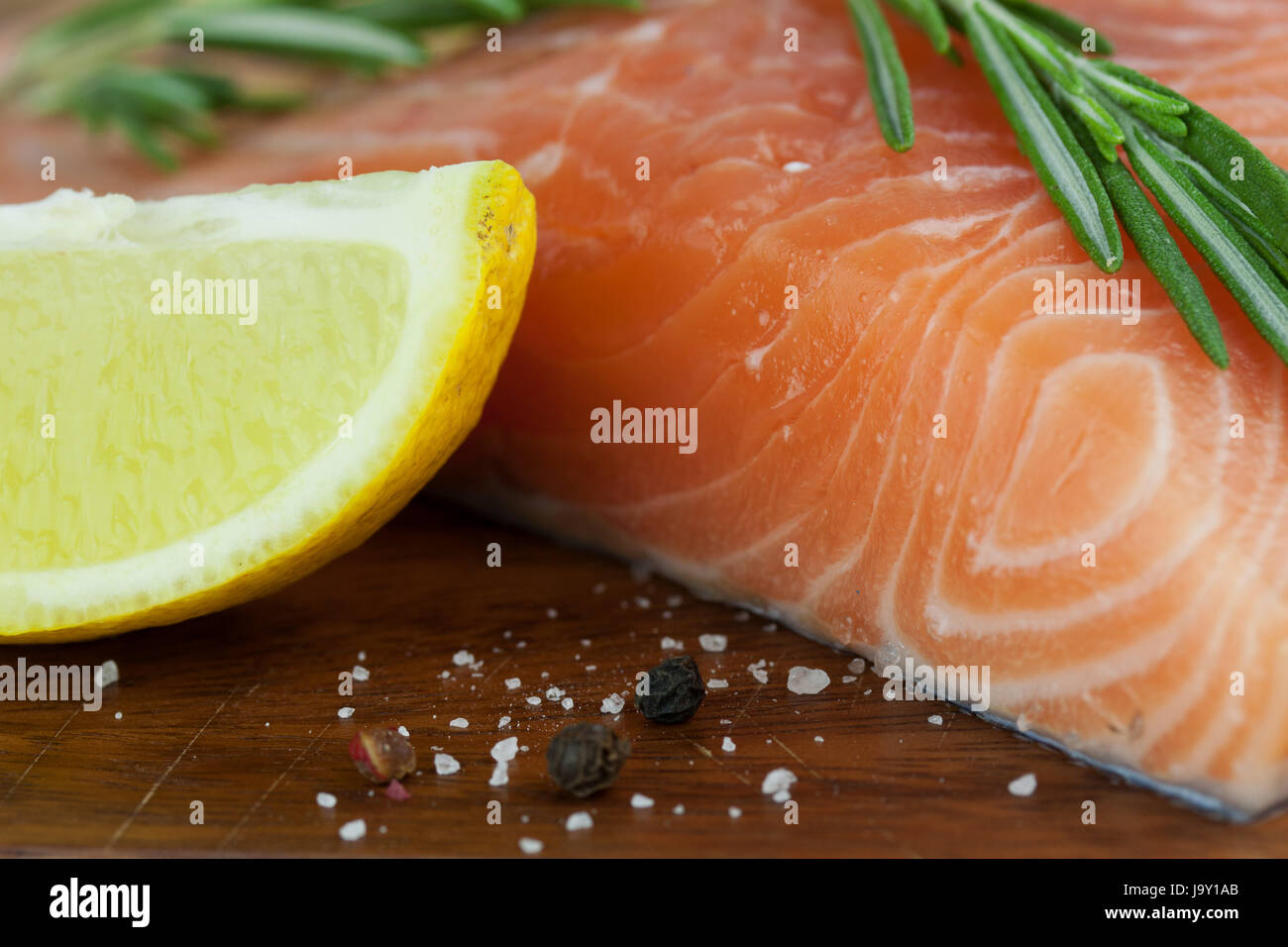 filet de saumon Banque D'Images