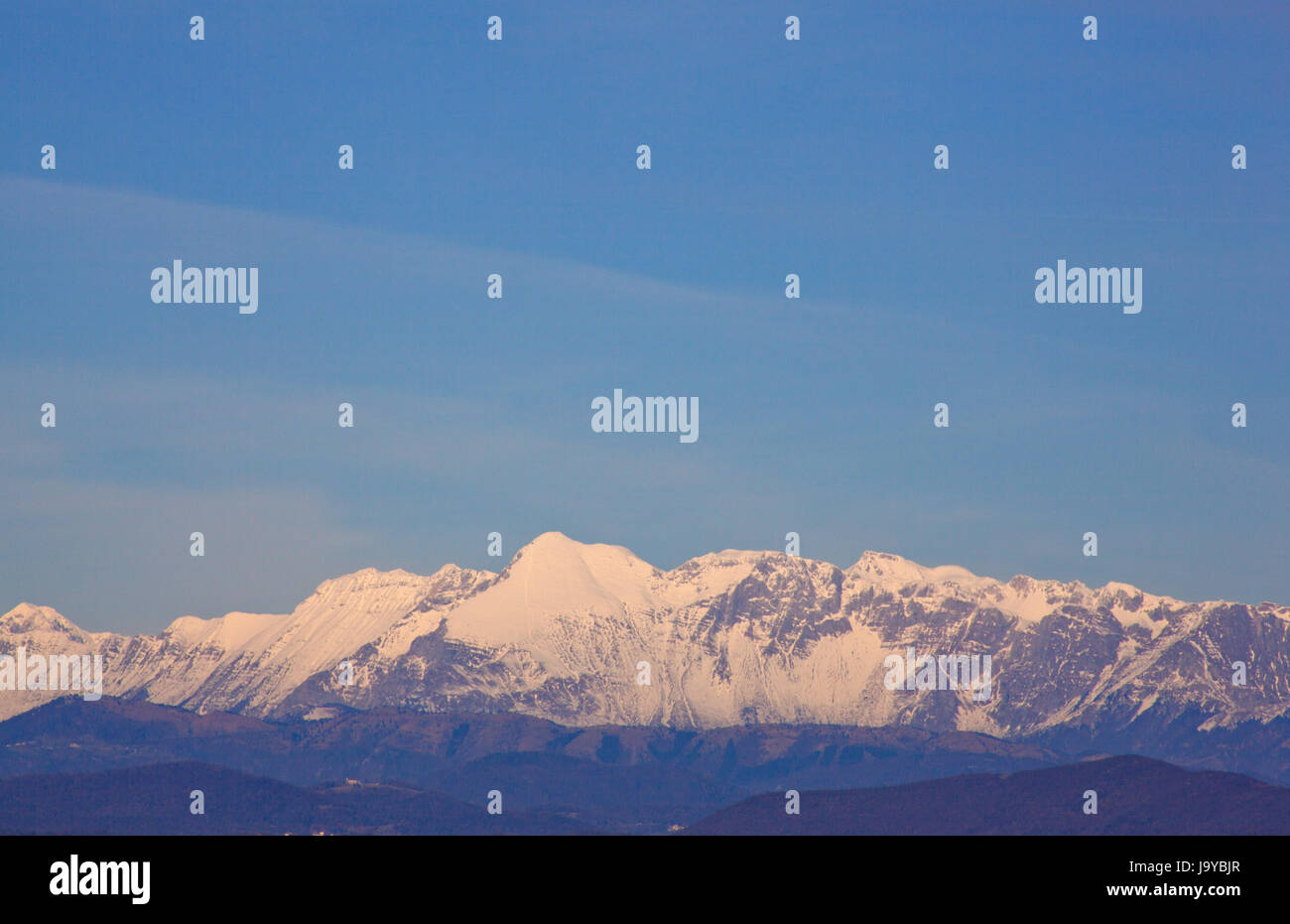 Alpes, couvert, neige, montagne, Italie, nature, hiver, Alpes, couverts, météo, Banque D'Images