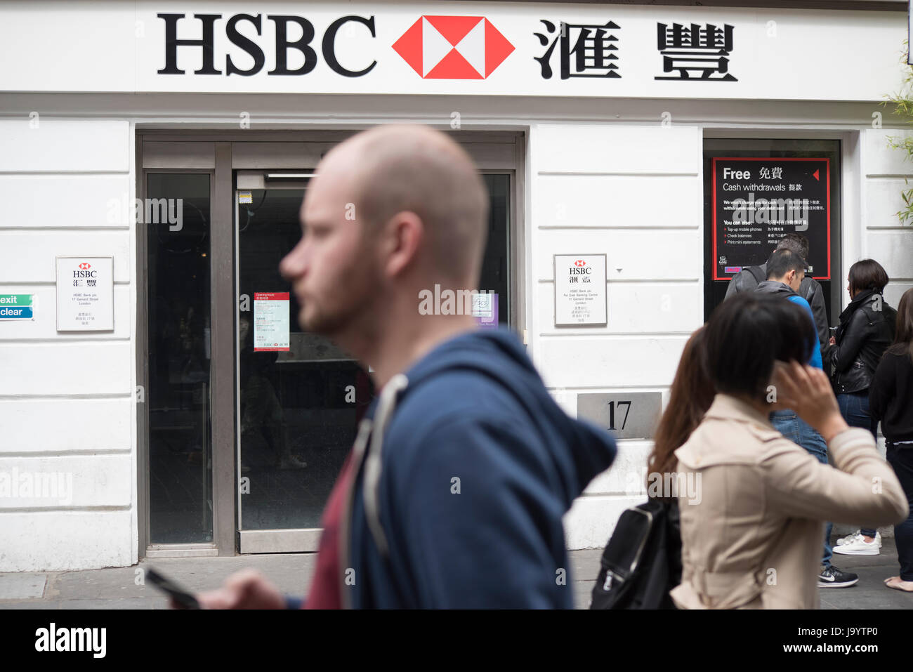 Vues de la Chine Ville London Banque D'Images