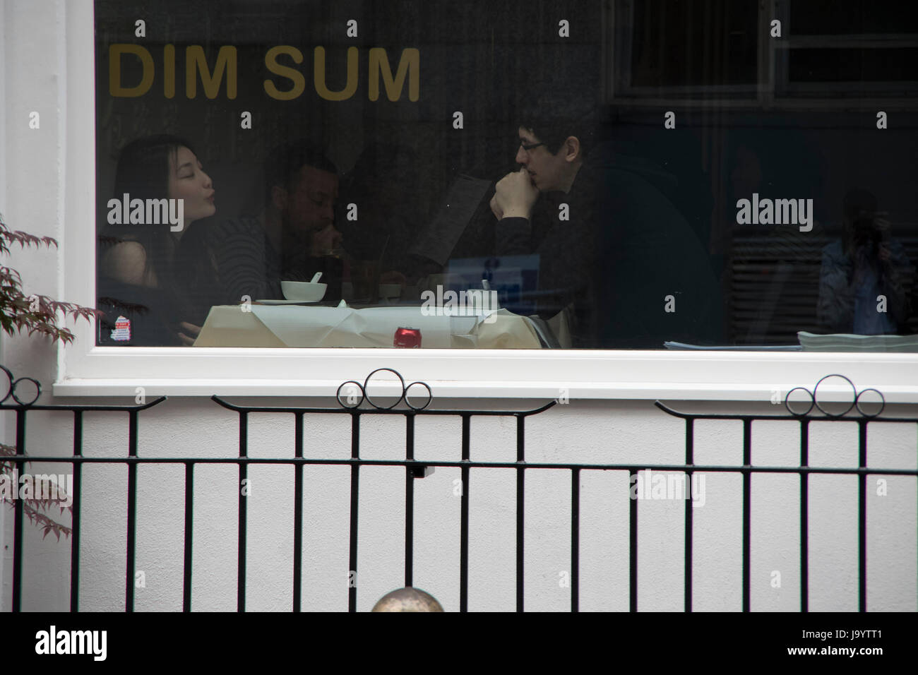 Vues de la Chine Ville London Banque D'Images