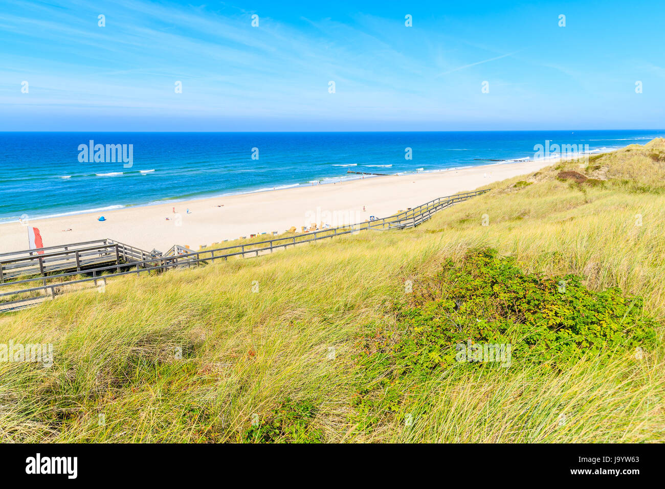 paysage-de-dunes-mer-du-nord-banque-de-photographies-et-d-images