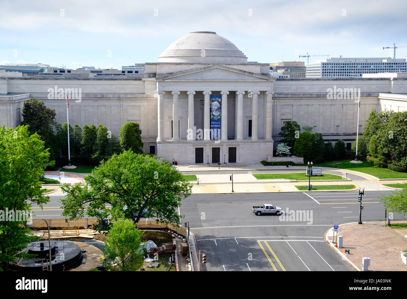 National Gallery of Art, Pennsylvania Avenue, Washington D.C. Banque D'Images