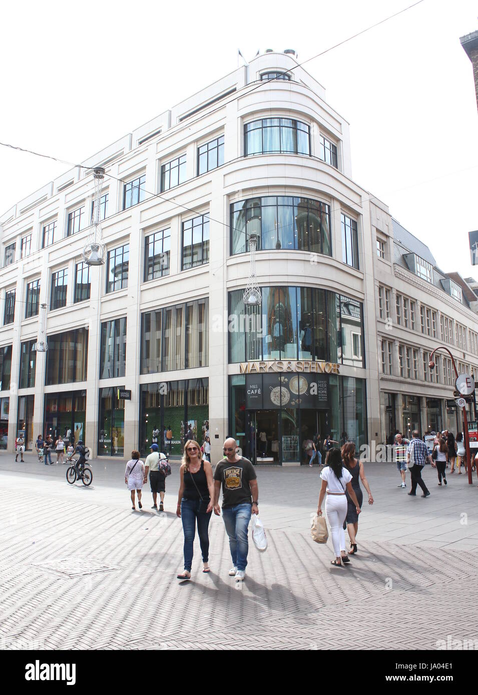 Marks & Spencer Den Haag, Grote Marktstraat, centre de Den Haag (La Haye), aux Pays-Bas. Banque D'Images