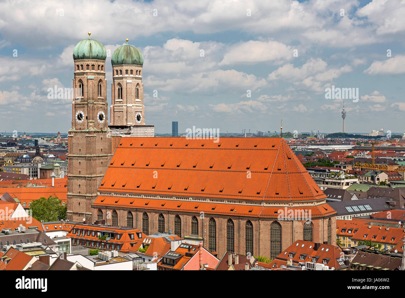 La frauenkirche de Munich Banque D'Images